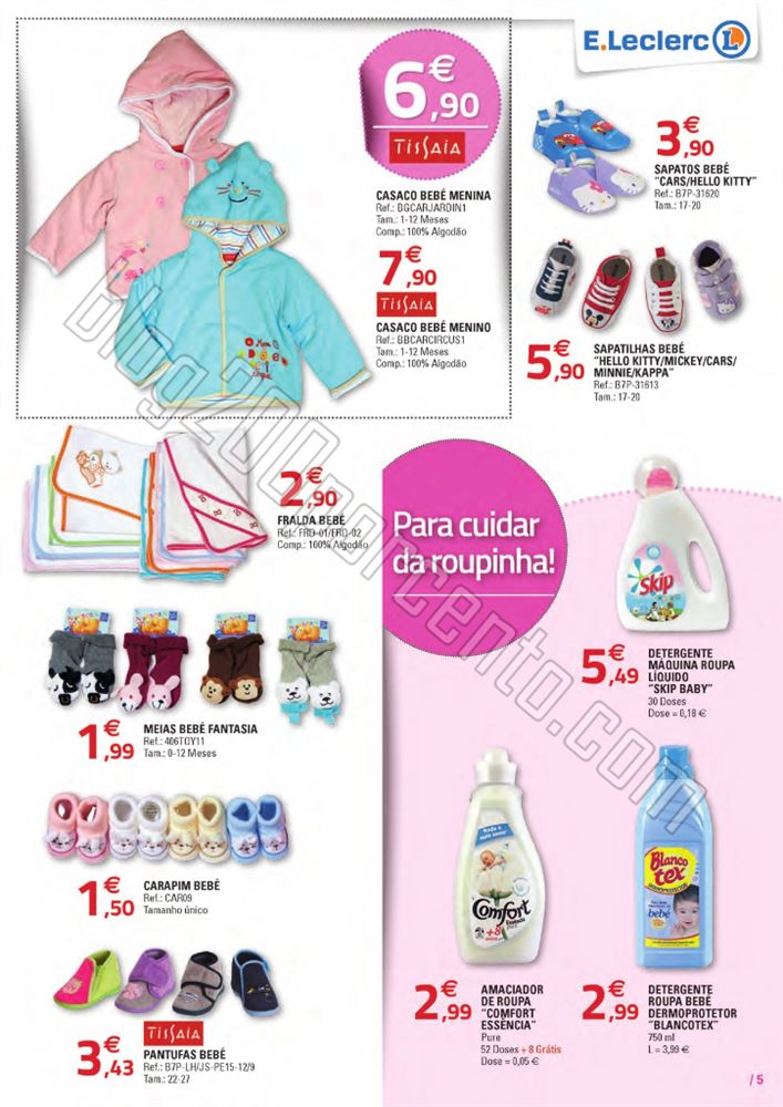 Antyevisão Folheto E-LECLERC Nacional Bebé de 13
