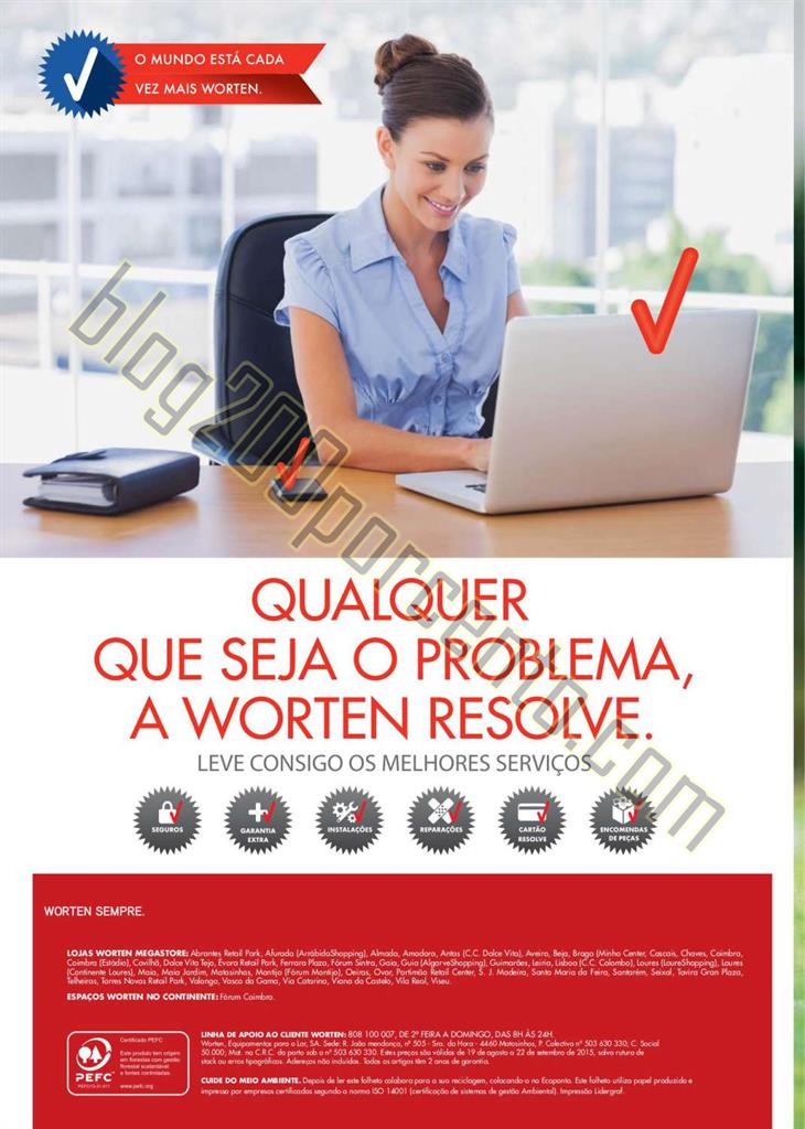 Novo Folheto WORTEN Regresso às aulas de 19 agost