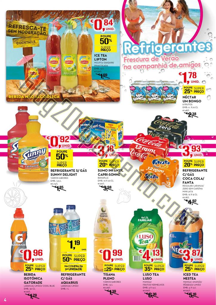 Antevisão Folheto CONTINENTE Refrigerantes e Gela