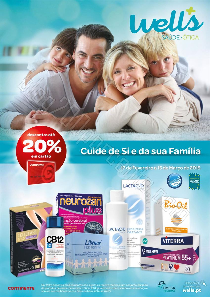 Antevisão Folheto WELLS promoções até 15 març