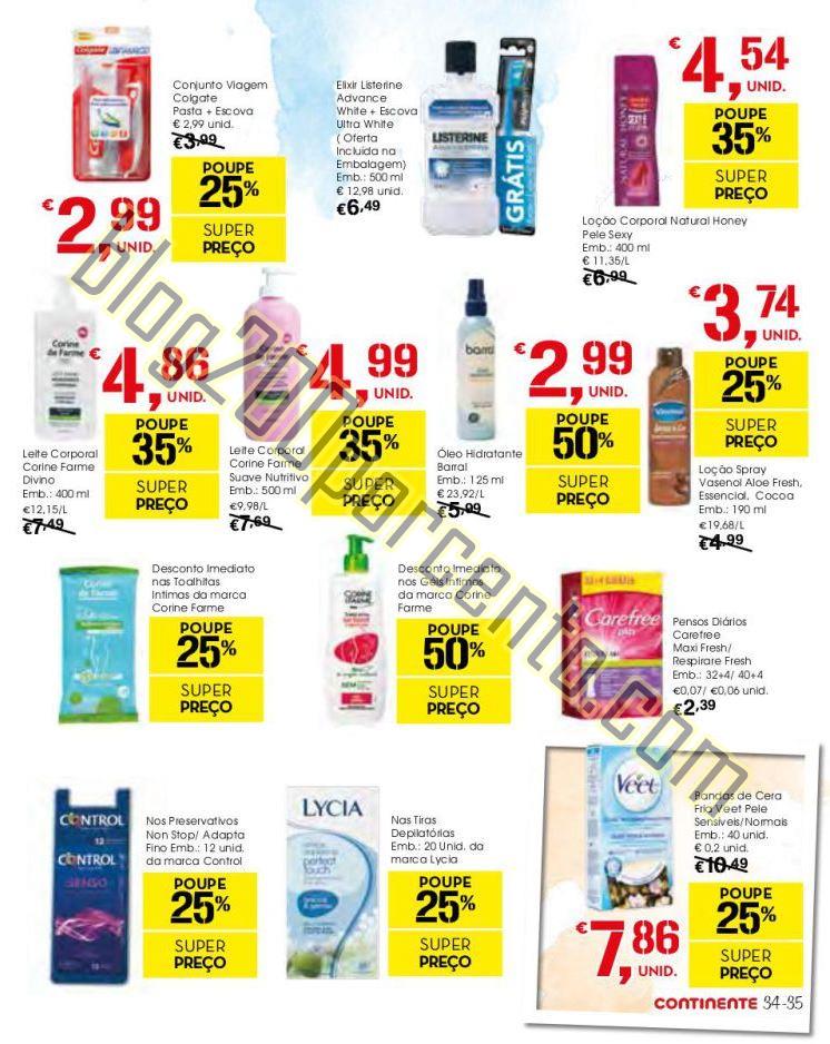 Antevisão Folheto CONTINENTE Férias de verão de