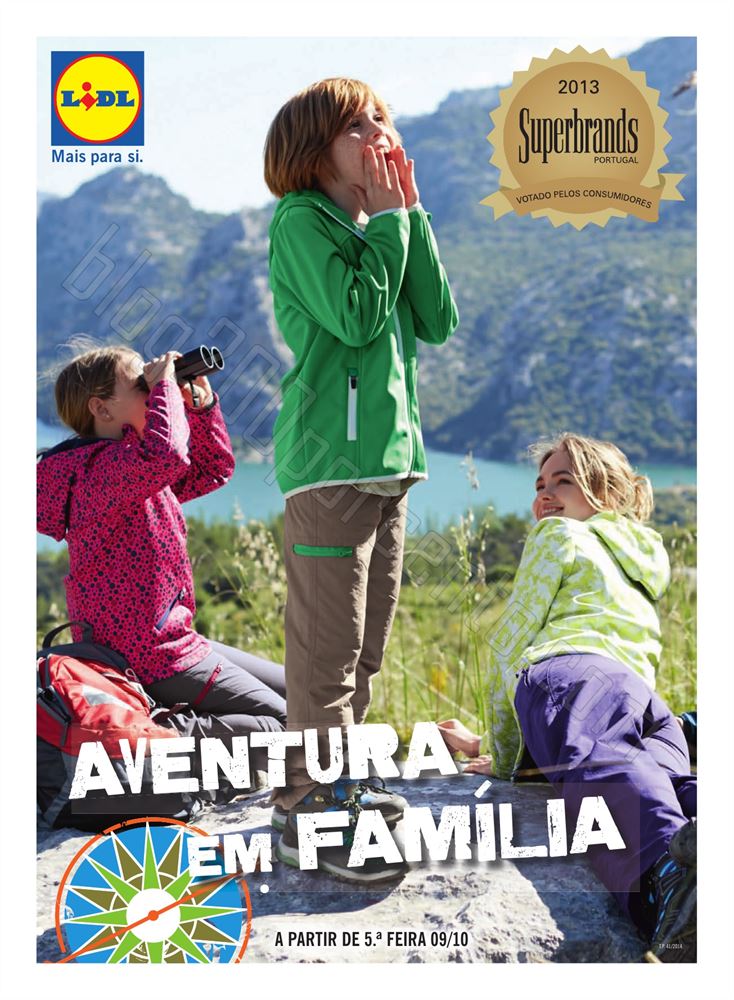 Antevisão folheto LIDL Aventura em família a partir de 9 outubro