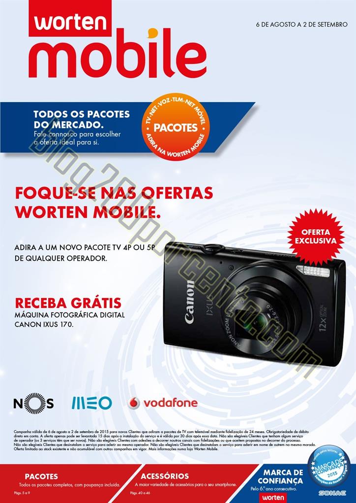 Novo Folheto WORTEN MOBILE Promoções até 2 sete