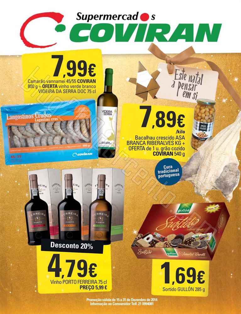 Novo Folheto COVIRAN Natal de 15 a 31 dezembro p1.