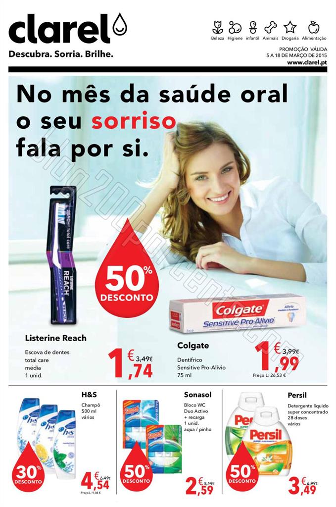 Antevisão Folheto CLAREL Promoções de 5 a 18 ma