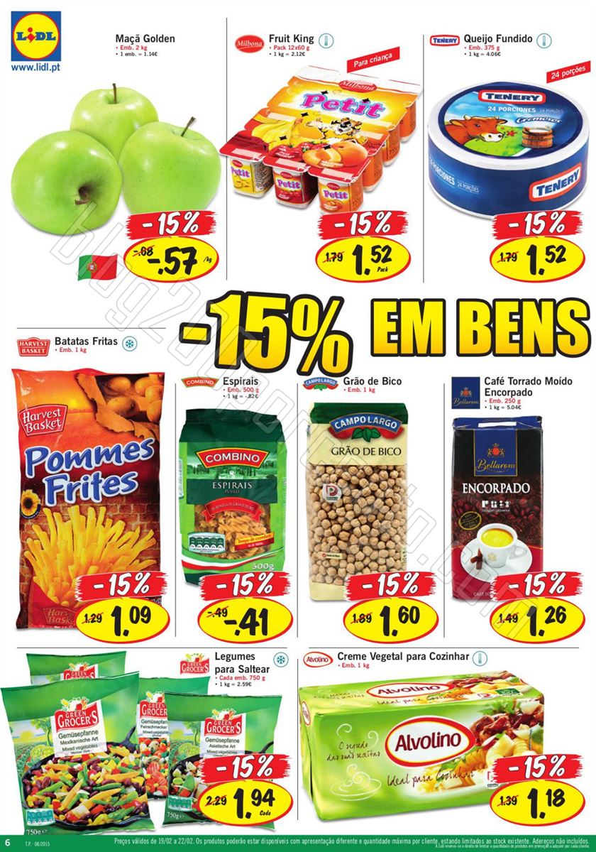 Antevisão Folheto LIDL Promoções de 19 a 25 fev