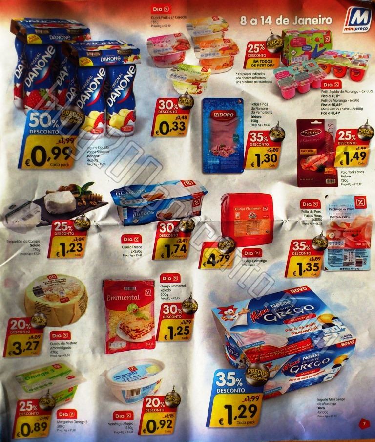Antevisão Folheto MINIPREÇO Promoções de 8 a 1