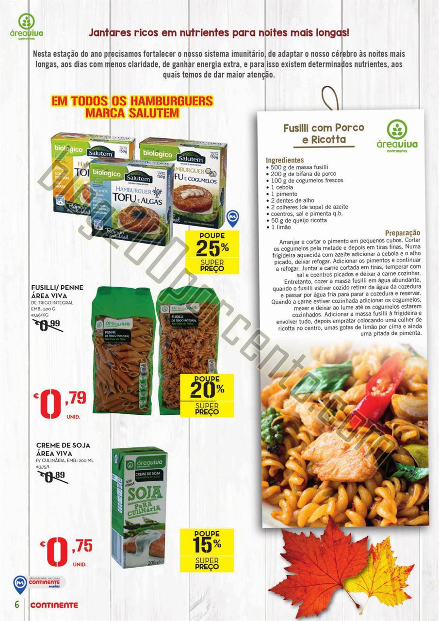 Antevisão Folheto CONTINENTE Área Viva promoçõ