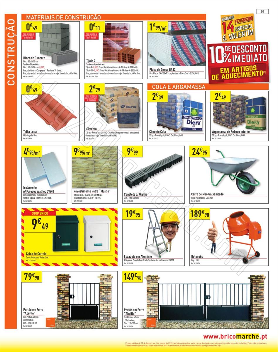 Antevisão Folheto BRICOMARCHÉ de 12 fevereiro a 