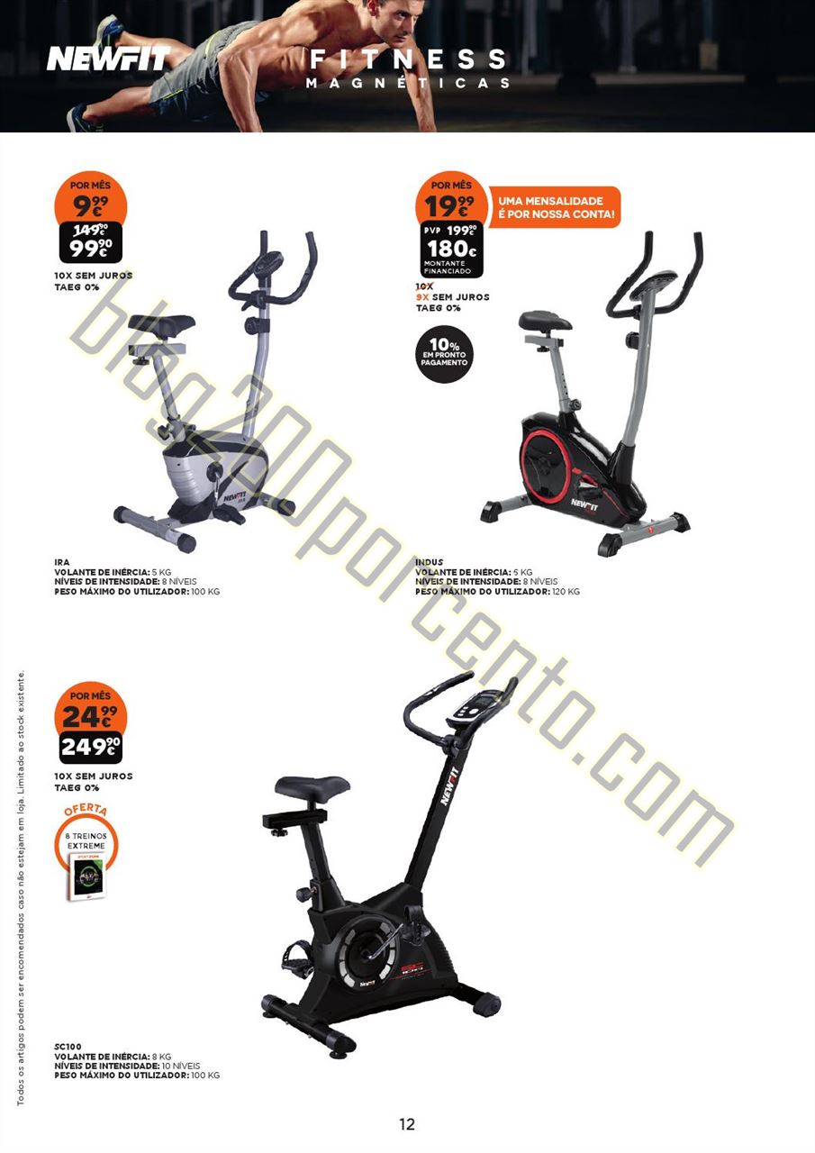 Antevisão Folheto SPORT ZONE Fitness de 8 outubro