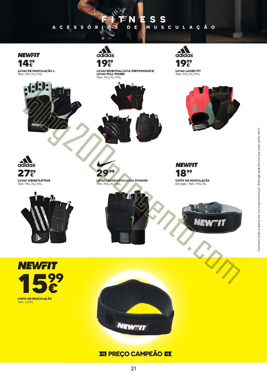 Antevisão Folheto SPORT ZONE Fitness de 8 outubro