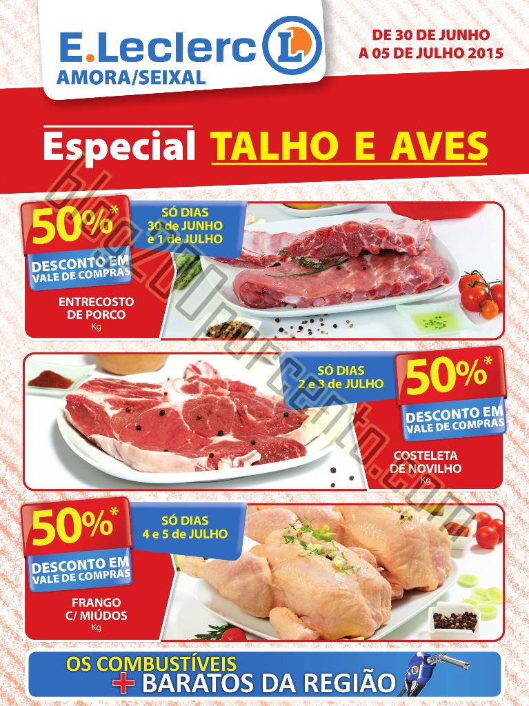 Antevisão Folheto E-LECLERC Amora de 30 junho a 5