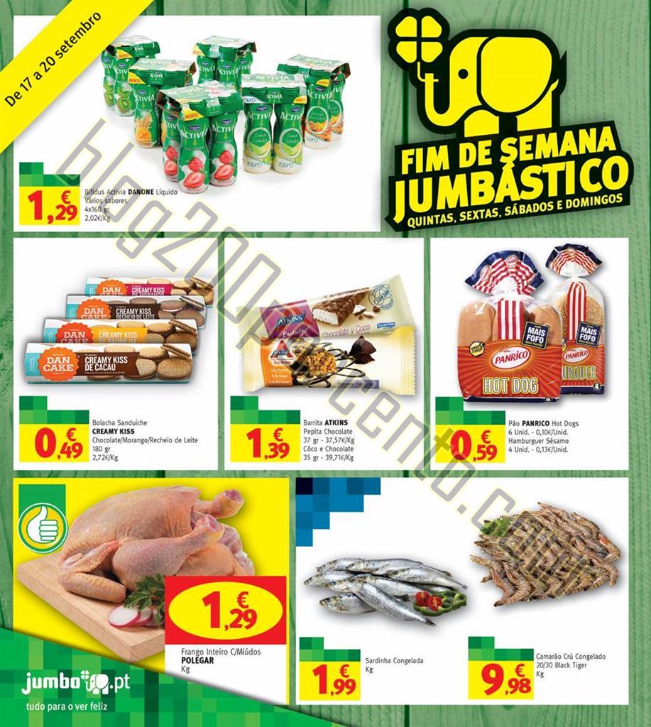Antevisão Folheto JUMBO Fim de semana de 17 a 20 
