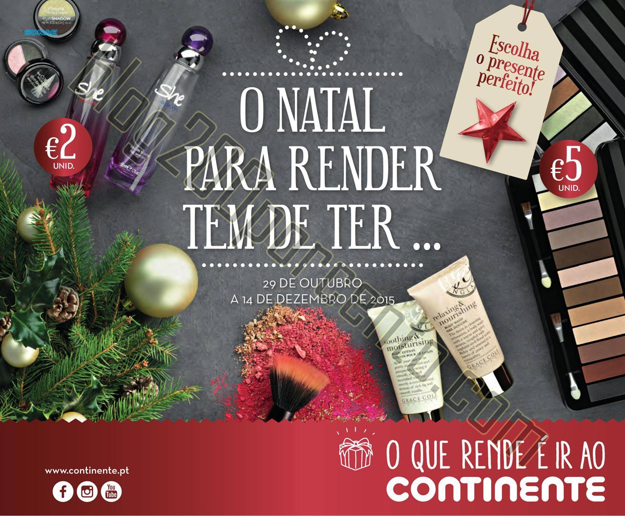 Novo Folheto CONTINENTE Natal de 29 outubro a 14 d