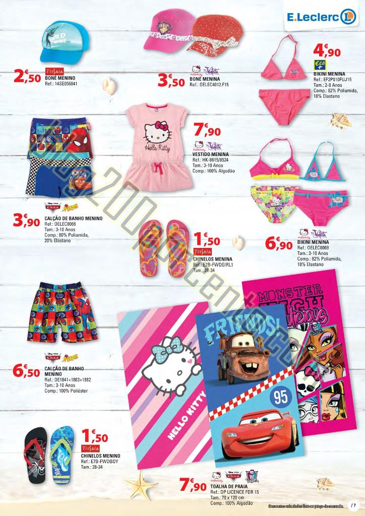Antevisão de Folheto E-LECLERC Verão de 16 a 28 