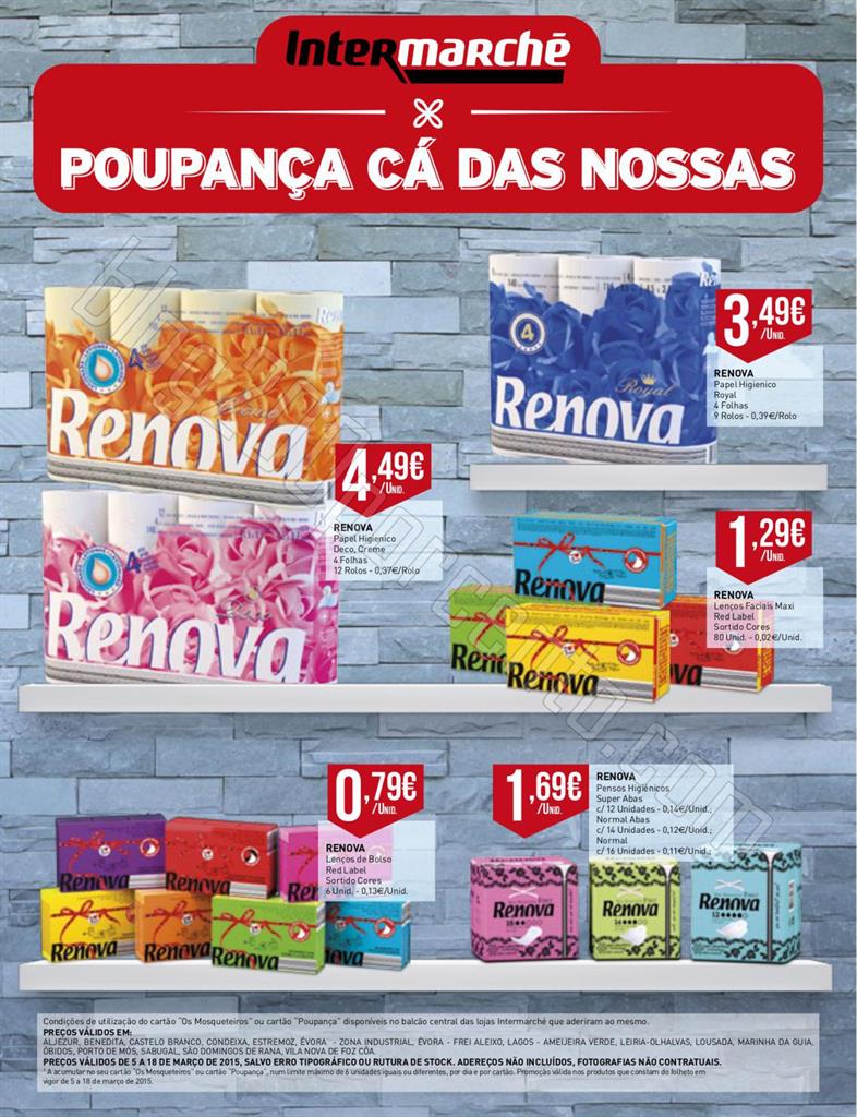 Antevisão Folheto INTERMARCHÉ Renova de 5 a 18 m