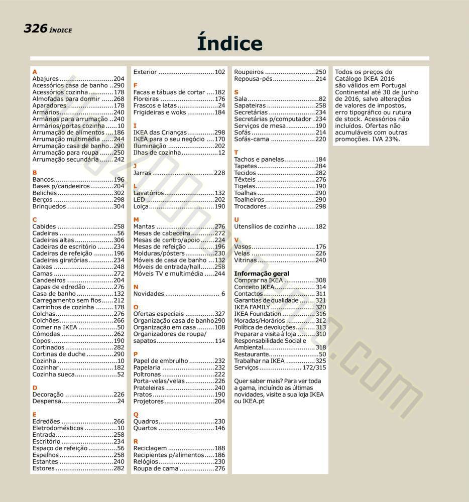 Antevisão Catalogo IKEA 2016 promoções até jun
