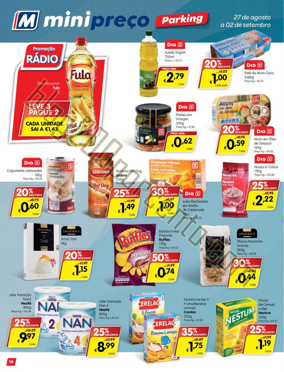 Antevisão Folheto MINIPREÇO Parking de 27 agosto