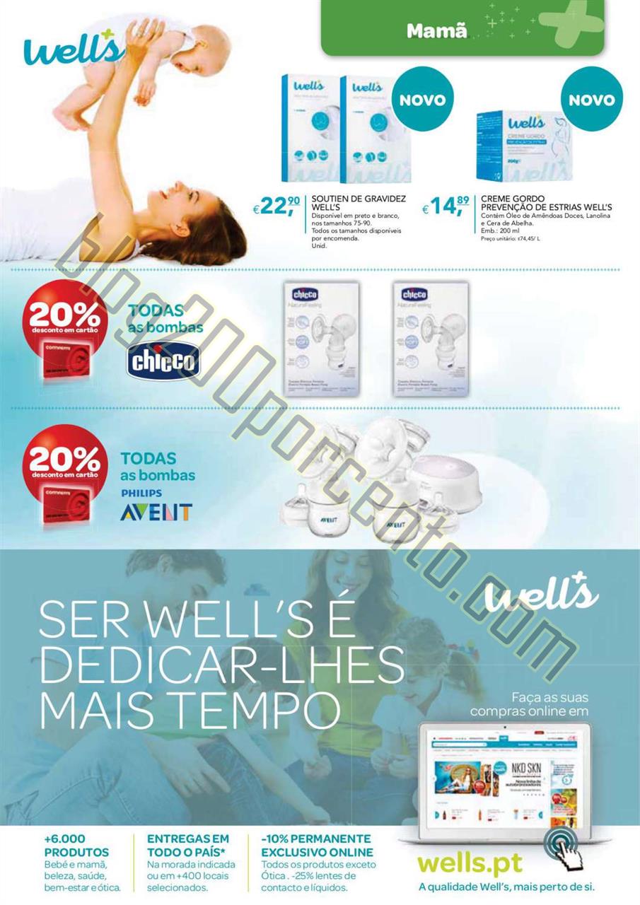 Antevisão Folheto WELLS Promoções de 25 agosto 