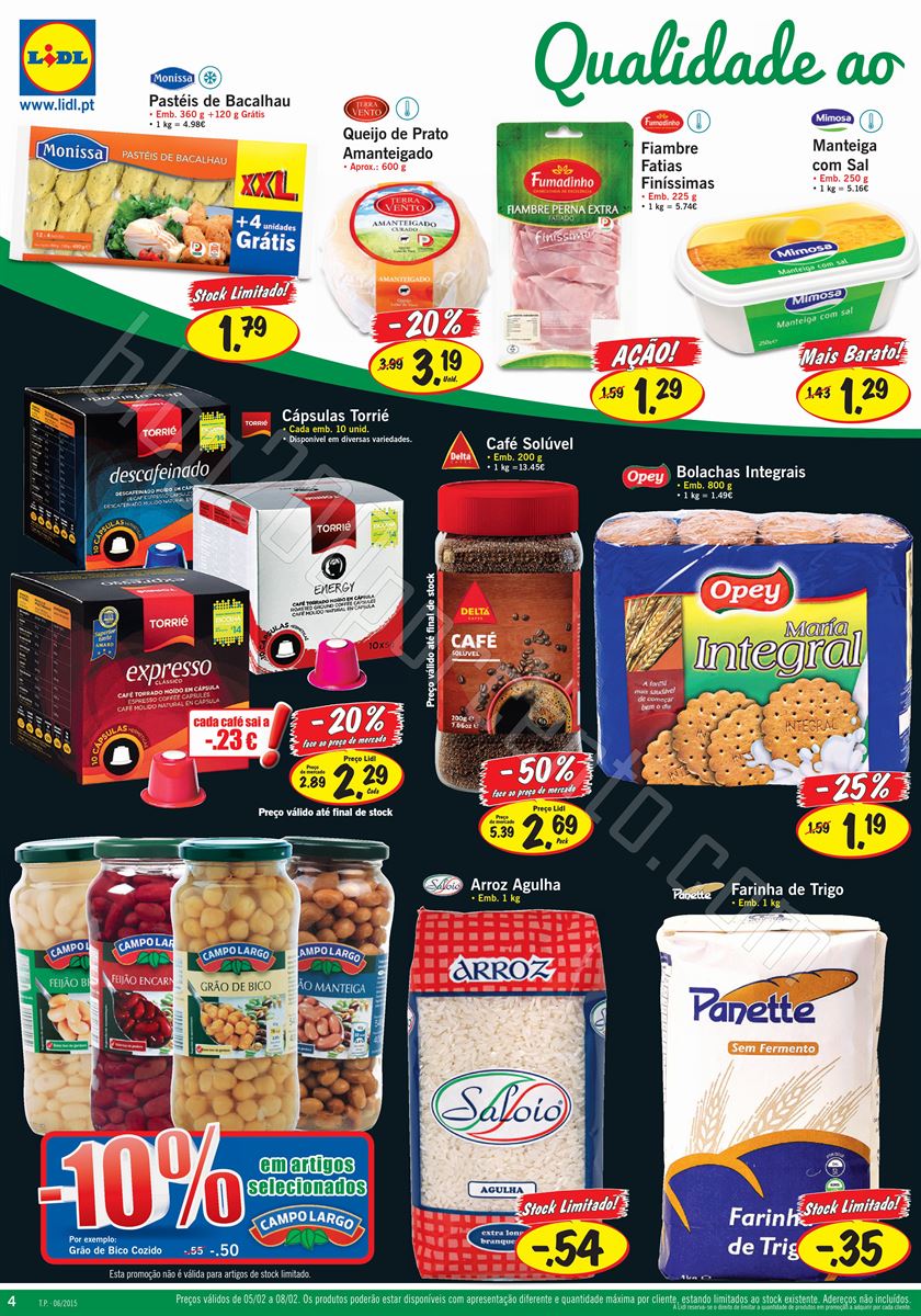 Antevisão Folheto LIDL promoções de 5 a 11 feve