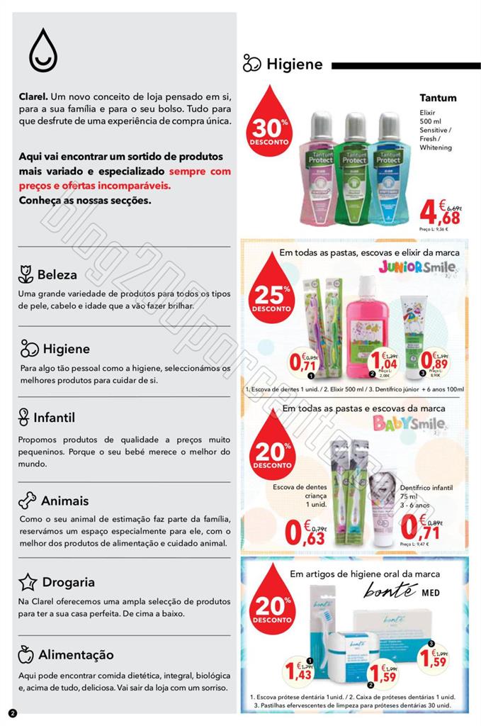 Antevisão Folheto CLAREL Promoções de 5 a 18 ma