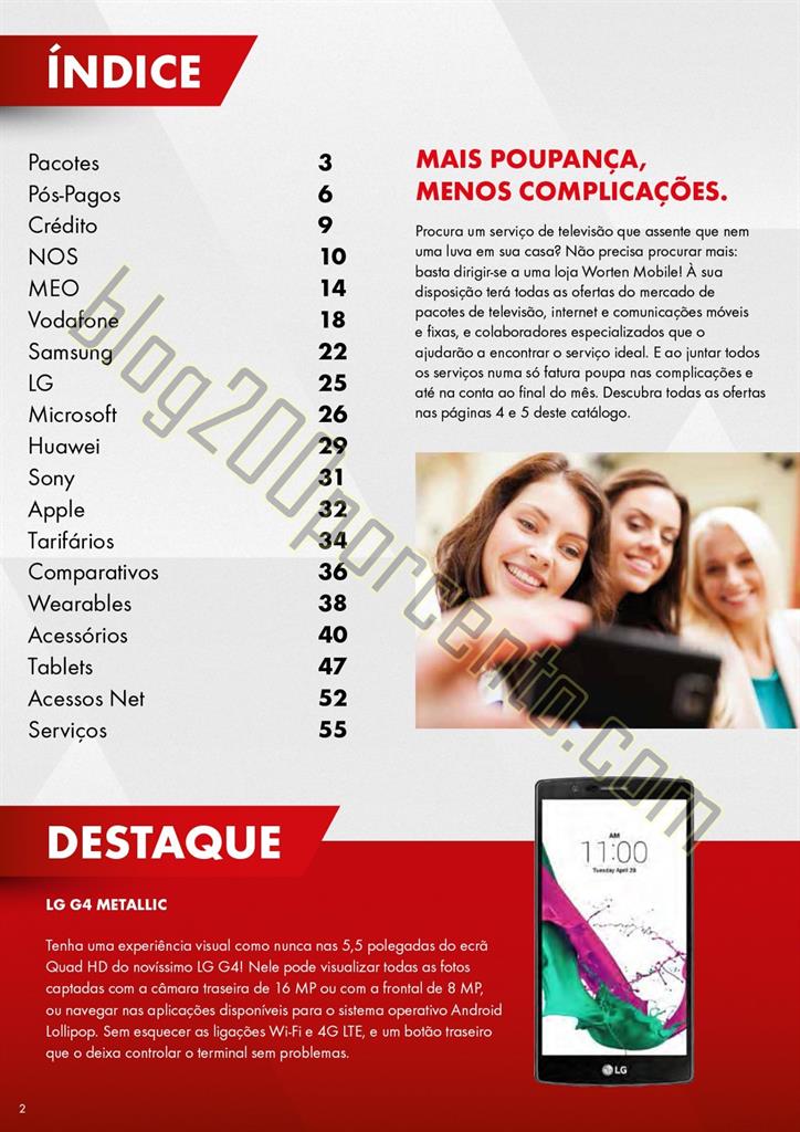 Novo folheto WORTEN Mobile Promoções de 4  junho