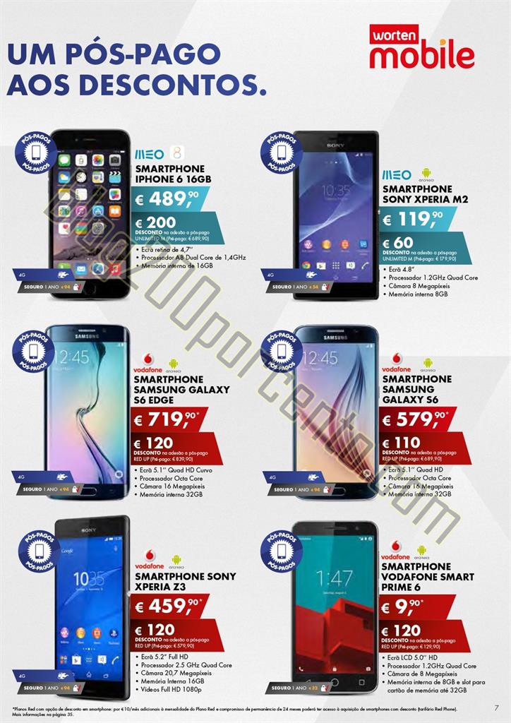 Novo folheto WORTEN Mobile Promoções de 4  junho
