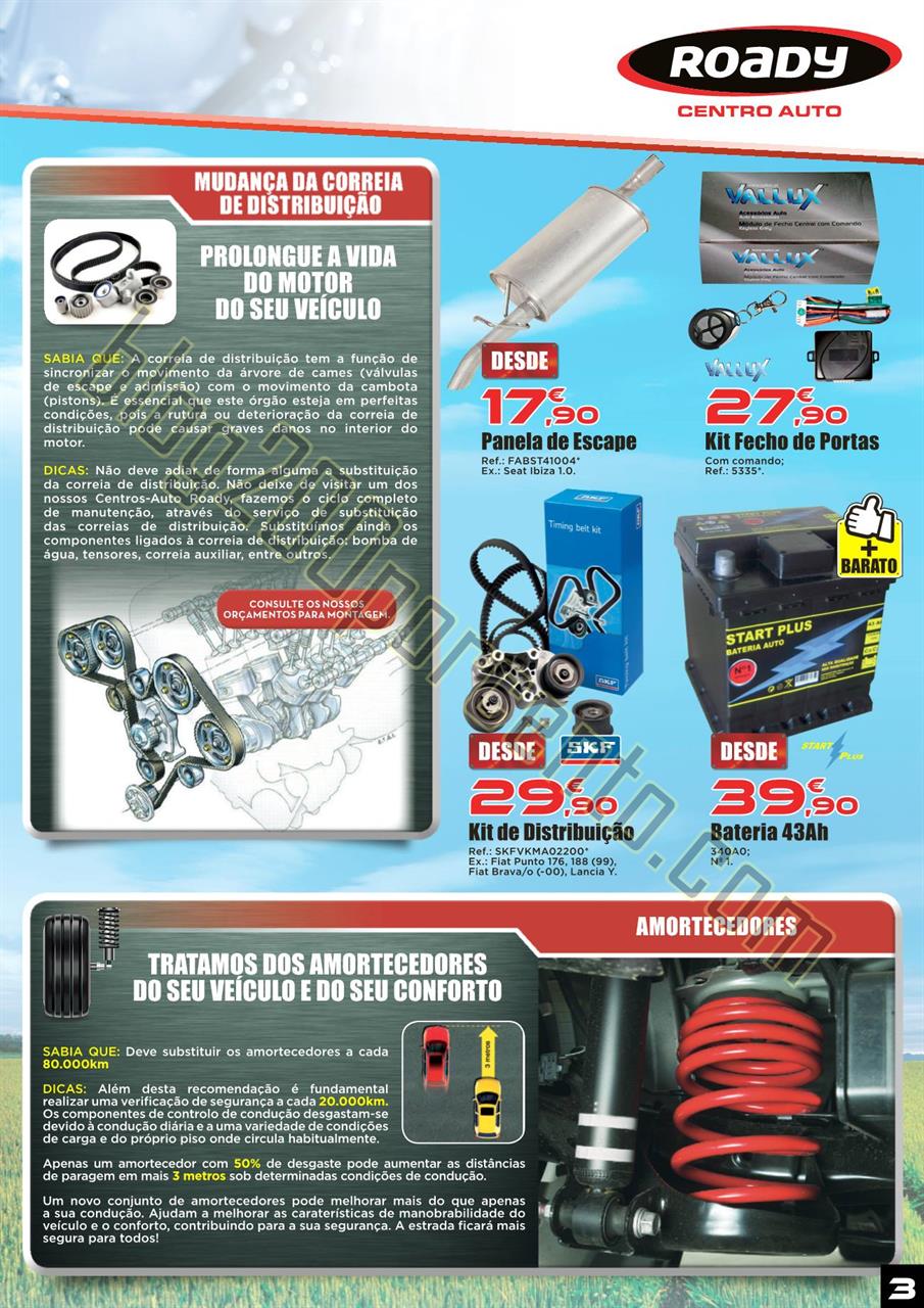 Antevisão Folheto ROADY Promoções de 3 a 27 set