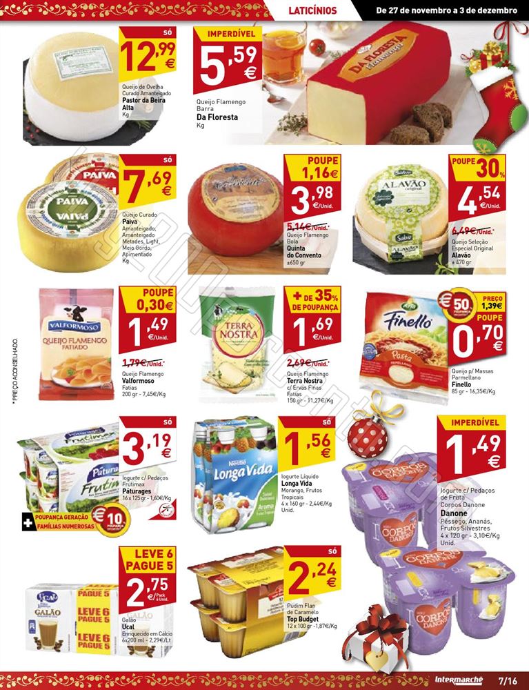 Antevisão Folheto INTERMARCHÉ de 27 novembro a 3