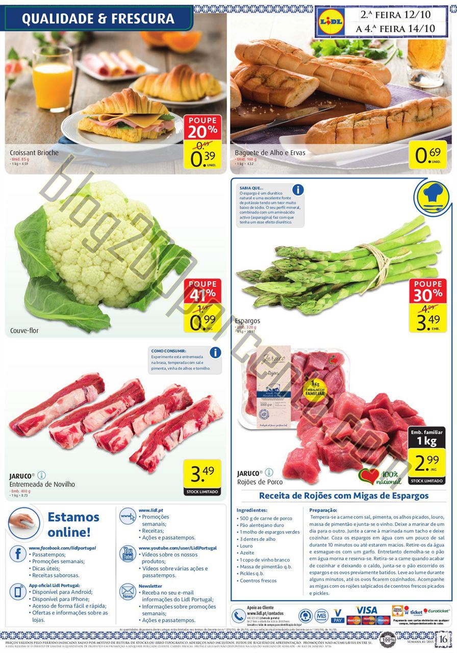 Antevisão Folheto LIDL promoções de 8 a 14 outu