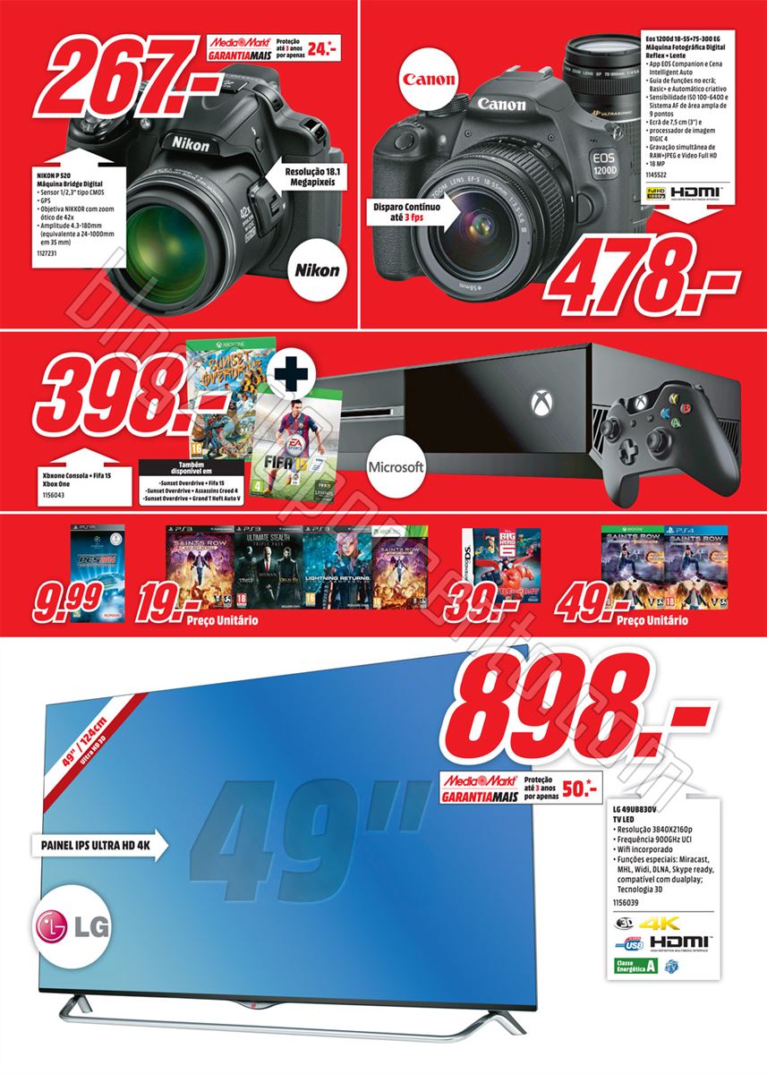 Antevisão Folheto MEDIAMARKT Norte de 22 a 28 jan