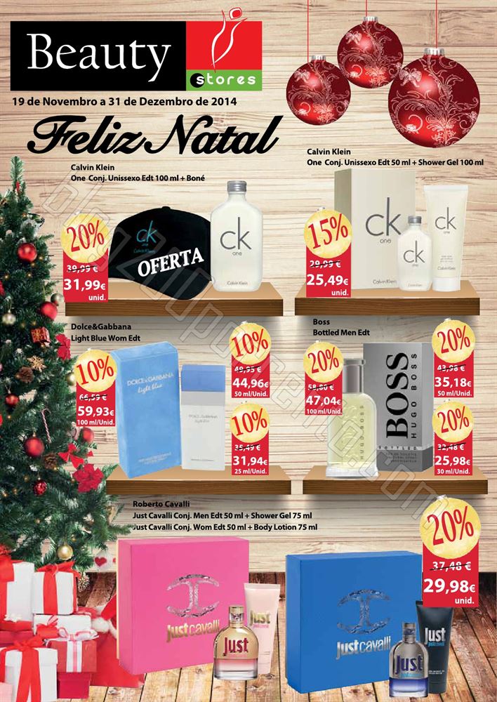 Novo Folheto BEAUTY STORES de 19 novembro a 31 dez