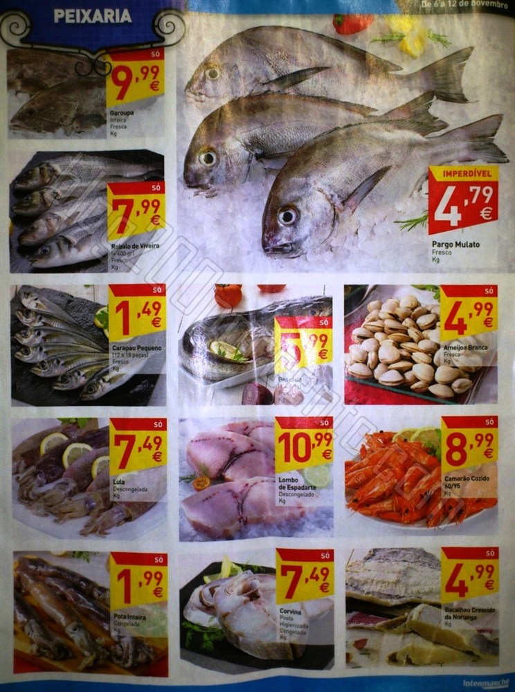 Antevisão Folheto INTERMARCHÉ de 6 a 12 novembro