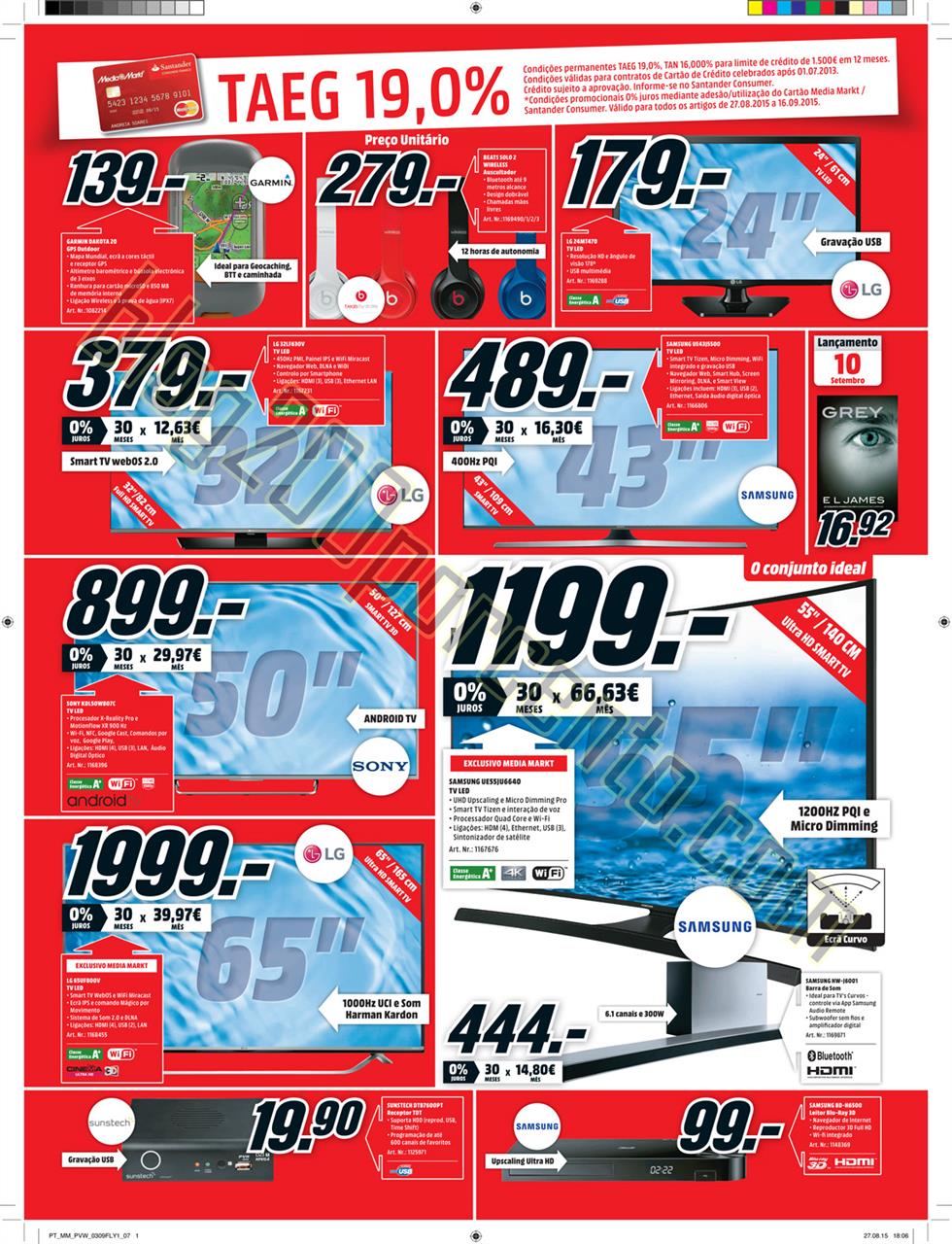 Antevisão Folheto MEDIA MARKT Promoções de 3 a 