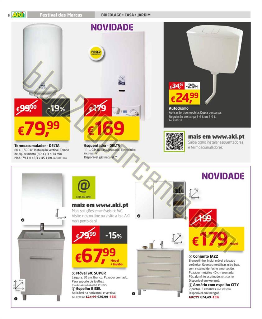 Festival das marcas AKI folheto de 28 maio a 22 ju