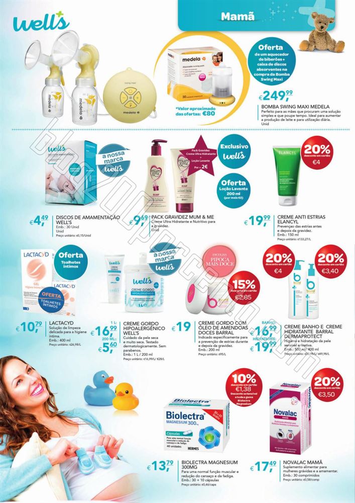 Antevisão Folheto WELLS Bebé de 20 janeiro a 15 