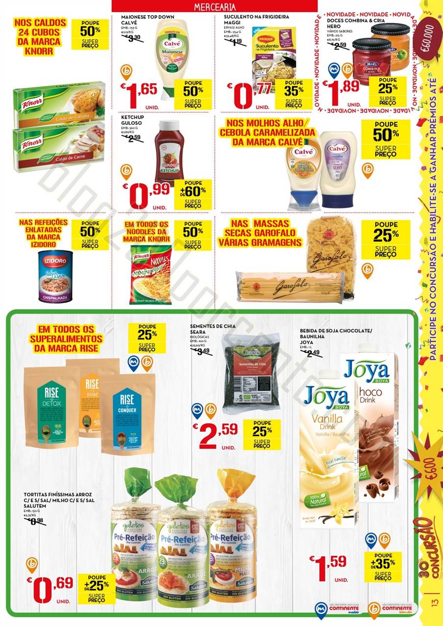 Antevisão Folheto CONTINENTE Promoções de 4 a 1