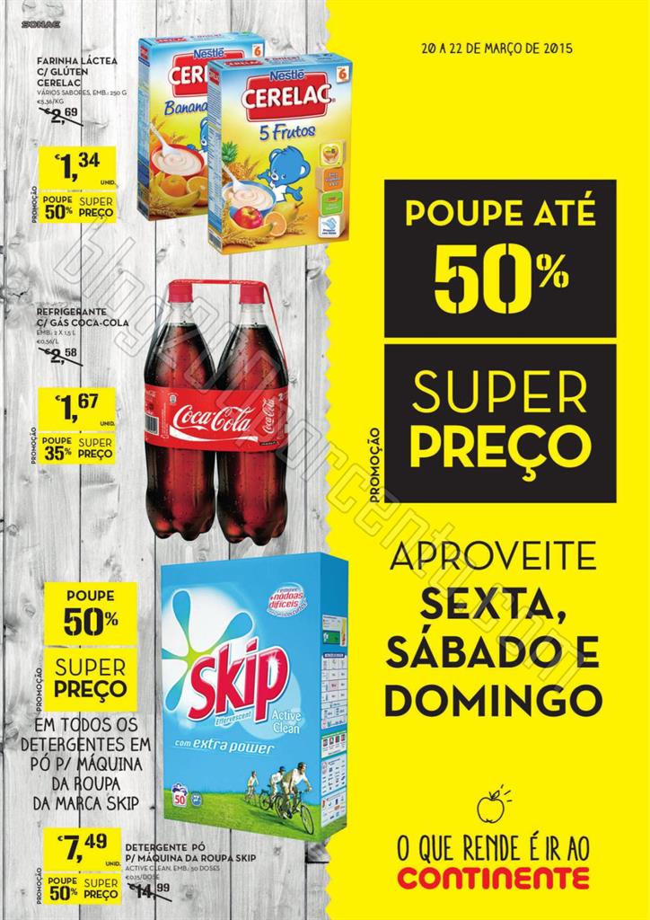 Antevisão Folheto CONTINENTE Fim de Semana de 20 