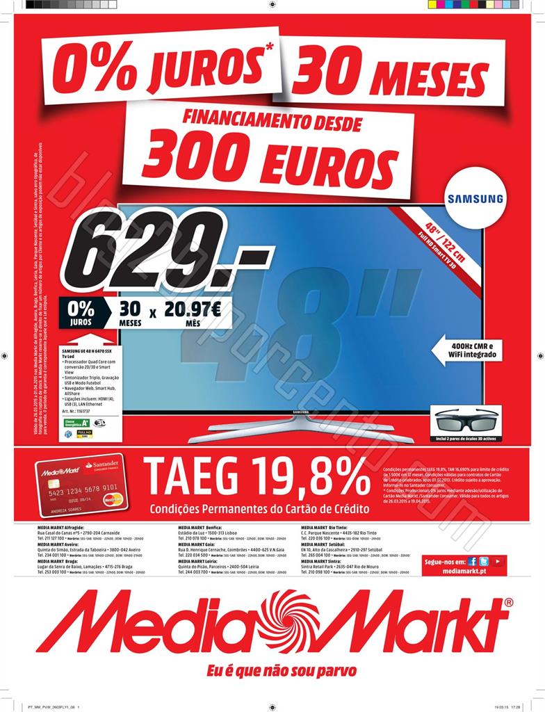 Antevisão Folheto MEDIA MARKT de 26 março a 1 ab