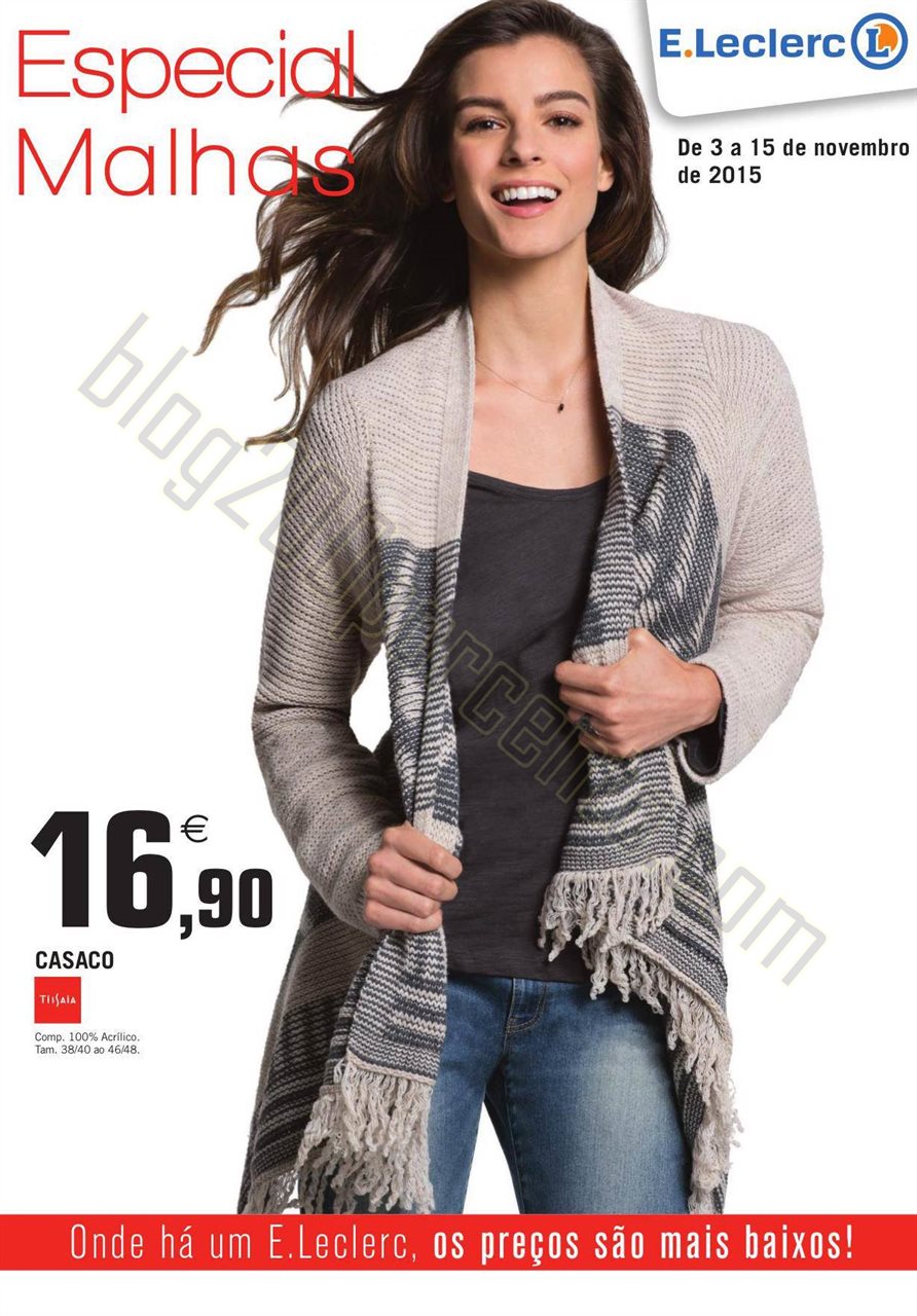 Antevisão Folheto E-LECLERC Especial Malhas promo