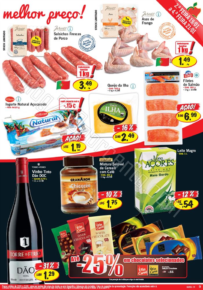 Antevisão Folheto LIDL Promoções de 15 a 21 jan