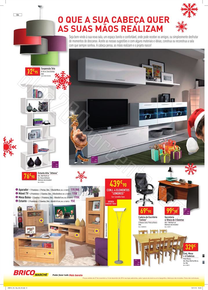 Novo Folheto BRICOMARCHÉ de 27 novembro a 14 deze