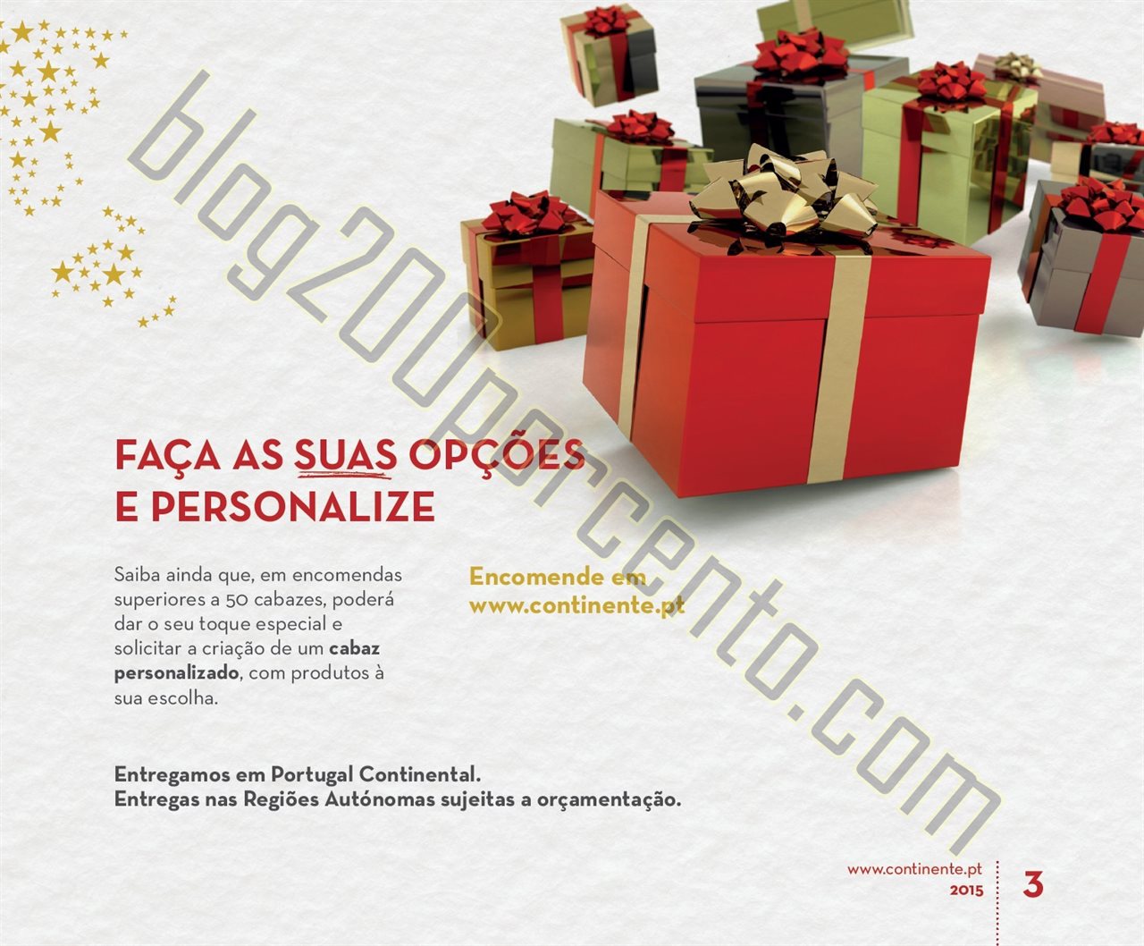 Folheto Natal CONTINENTE Cabazes Natal até 13 dez