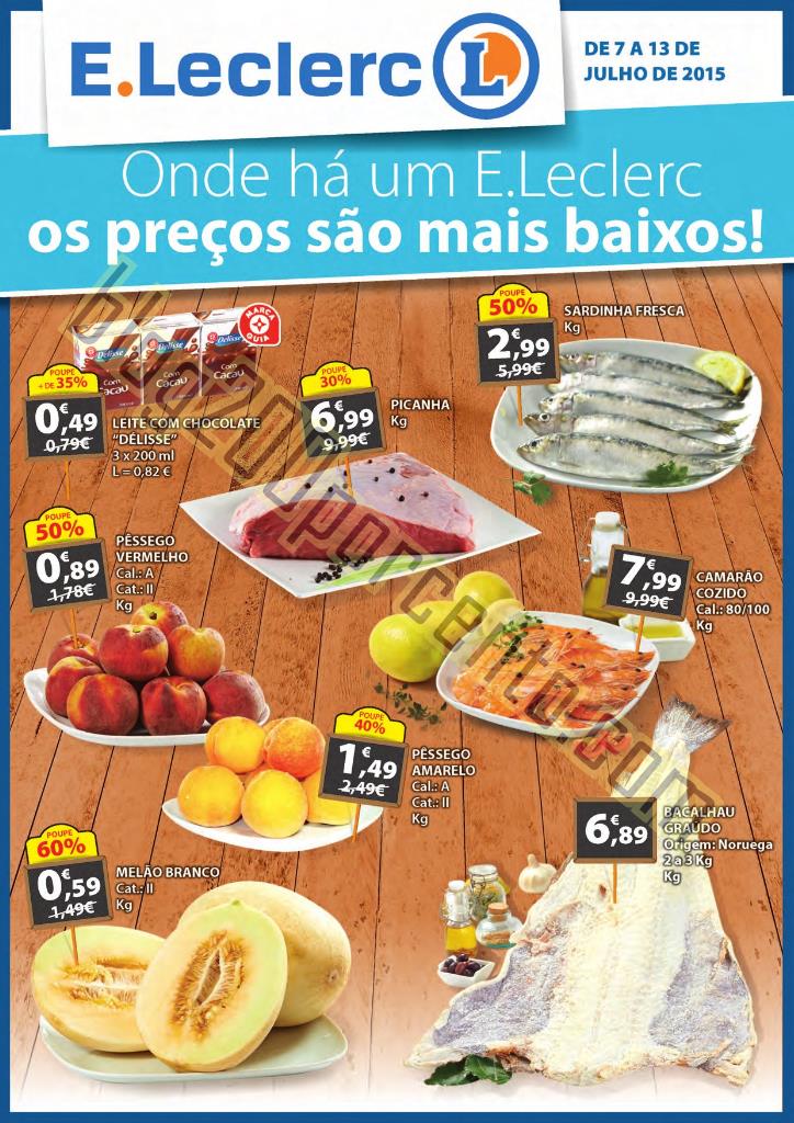 Antevisão Folheto E-LECLERC Promoções de 7 a 13