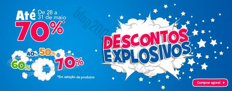 Até 70% de desconto TOYSRUS de 28 a 31 maio