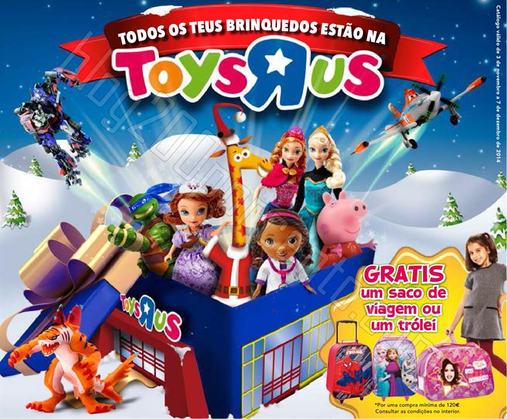 Novo Folheto TOYSRUS Brinquedos de 3 novembro a 7 