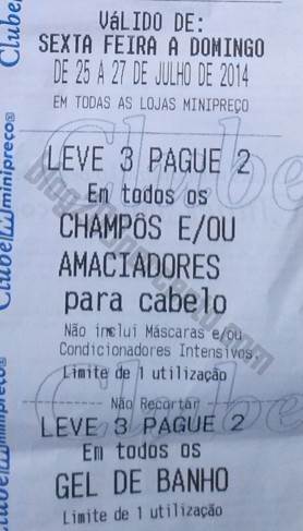 Antevisão promoções MINIPREÇO Fim de Semana