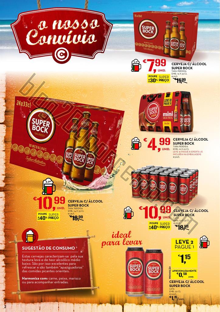 Antevisão Folheto CONTINENTE Cervejas e Mariscos 