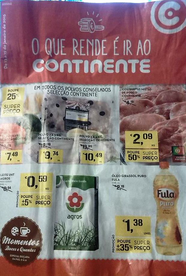 Antevisão Folheto CONTINENTE de 13 a 19 janeiro p