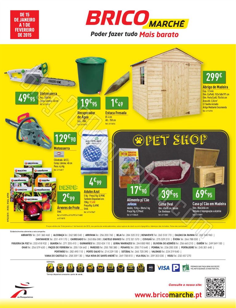 Antevisão Folheto BRICOMARCHÉ de 15 janeiro a 1 